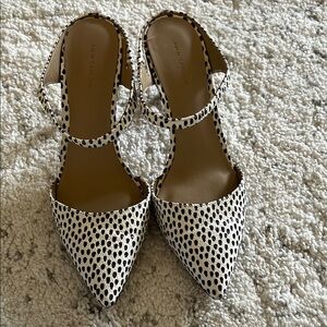 Ann Taylor Black and White Polka Dot Women's Shoes